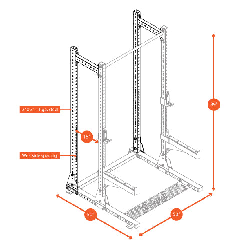 Rugged commercial half online rack y120