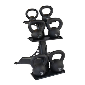 Rack de Kettlebell de 3 pares de corpo sólido GDKR50