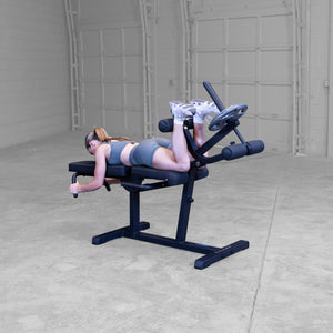 Body-Solid Seated Leg Extension &amp; Supine Curl GLCE365